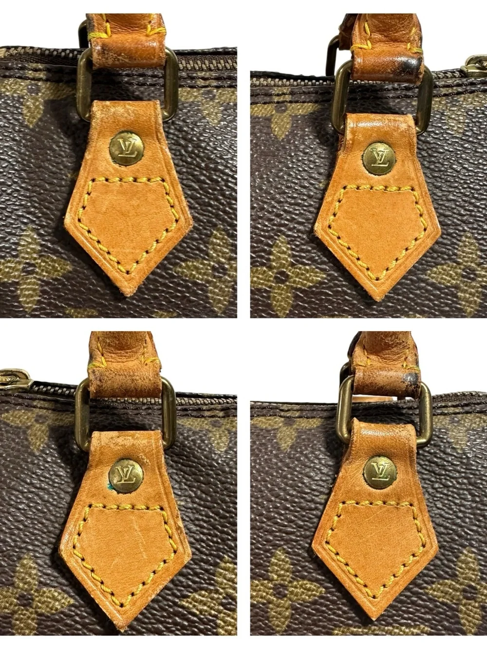 Louis Vuitton Monogram & Vachetta Leather Speedy Nano Mini Bag